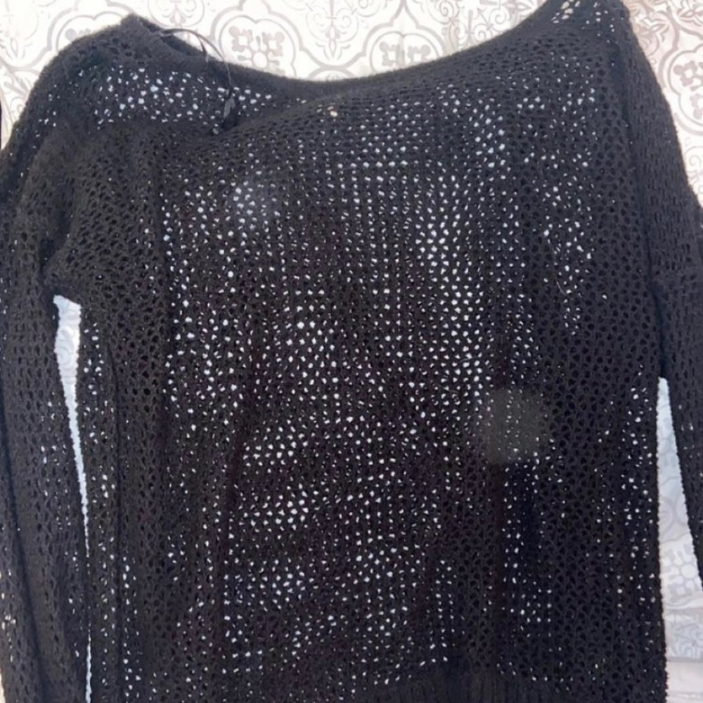 See through cardigan